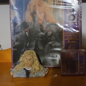 Beauty and the Beast Puzzle and Figurine Set